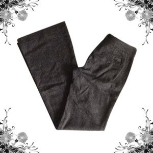 {7FAM} Wool Blend Flare Leg Trousers